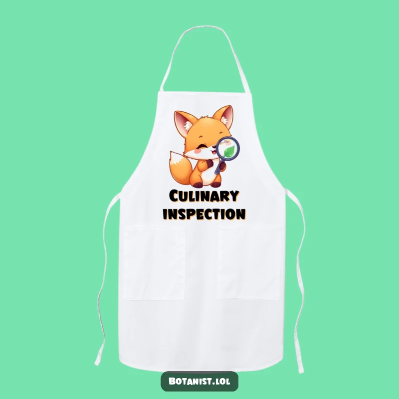 Funny Fox Chef Apron - Joyful Gift for Kitchen Explorers