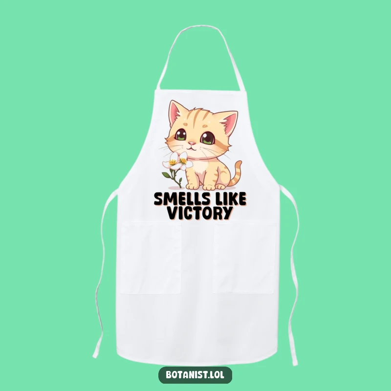 Funny Cat Cooking Apron - Humorous Kitchen Gift for Cat Lovers