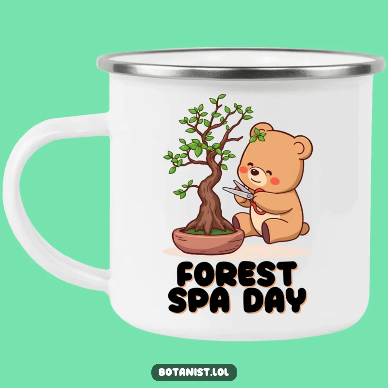 Funny Zen Bear Camping Mug - Adventure & Humor for Your Outdoor Funny Gift