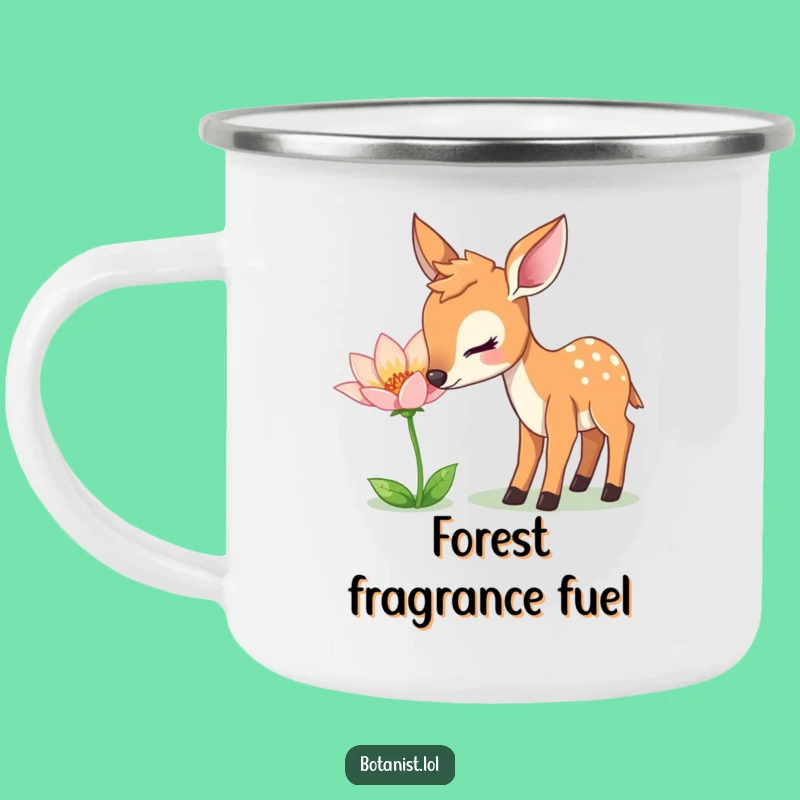 Funny Deer Nature Camping Mug: Durable Cup with a Gentle Deer!