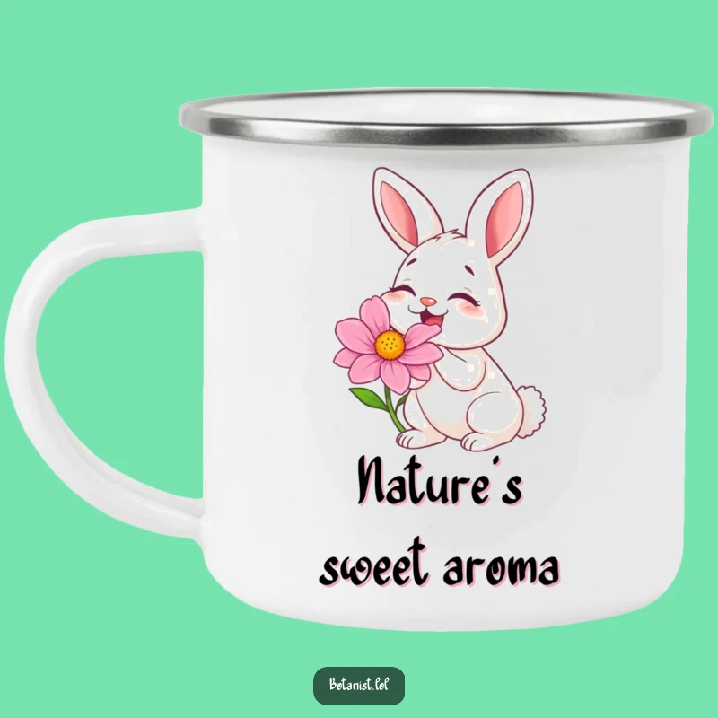 Funny Giggling Bunny Camping Mug: Adventure Fuelled by Laughter