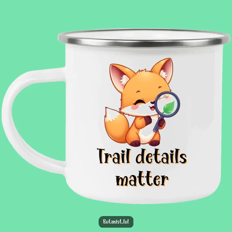 Funny Fox Campfire Mug - Joyful Outdoor Gift for Explorers