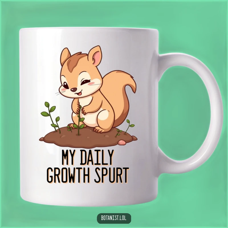 Funny Squirrel Gardener Mug: A Hilarious Gift for Nature Lovers Who Get Their Hands Dirty