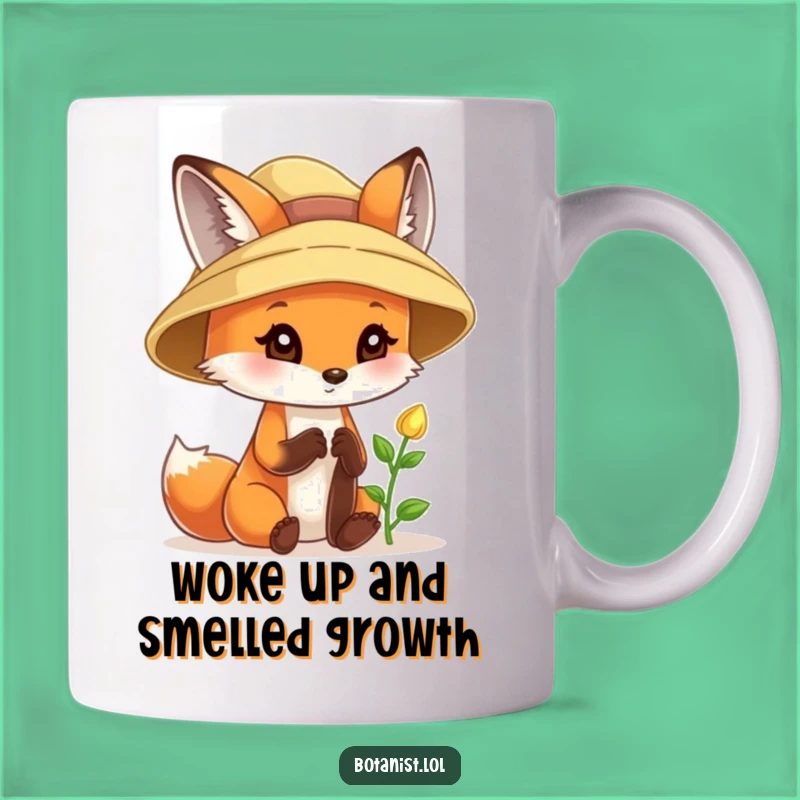 Funny Fox Sunhat Mug - Curious Sprout Discovery Delight Gift