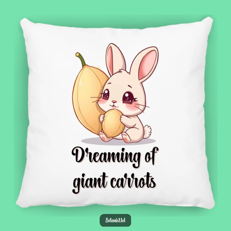 Funny Curious Rabbit Pillow - Cozy Cushion and Hilarious Home Decor Gift