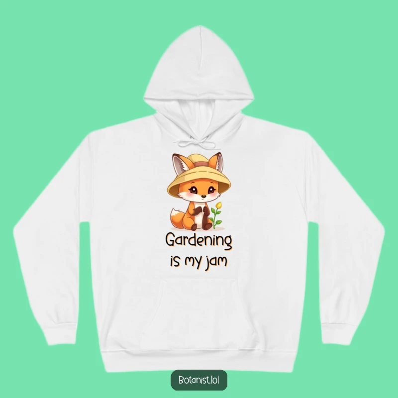 Funny Fox Sunhat Hoodie - Cozy Nature Wonder Gift