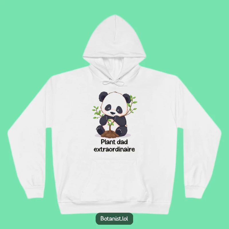 Funny Panda Repotting Hoodie: Cozy Up with Zen Gardening Vibes, Warm & Comforting Gift