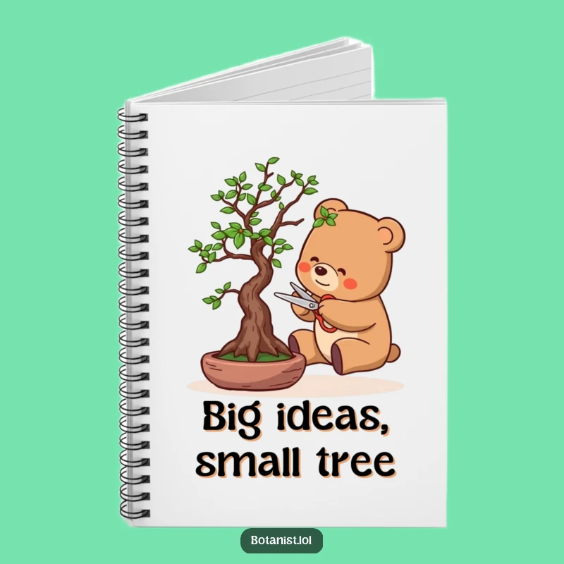 Funny Zen Bear Notebook - Jot Down Ideas with This Hilarious Funny Gift