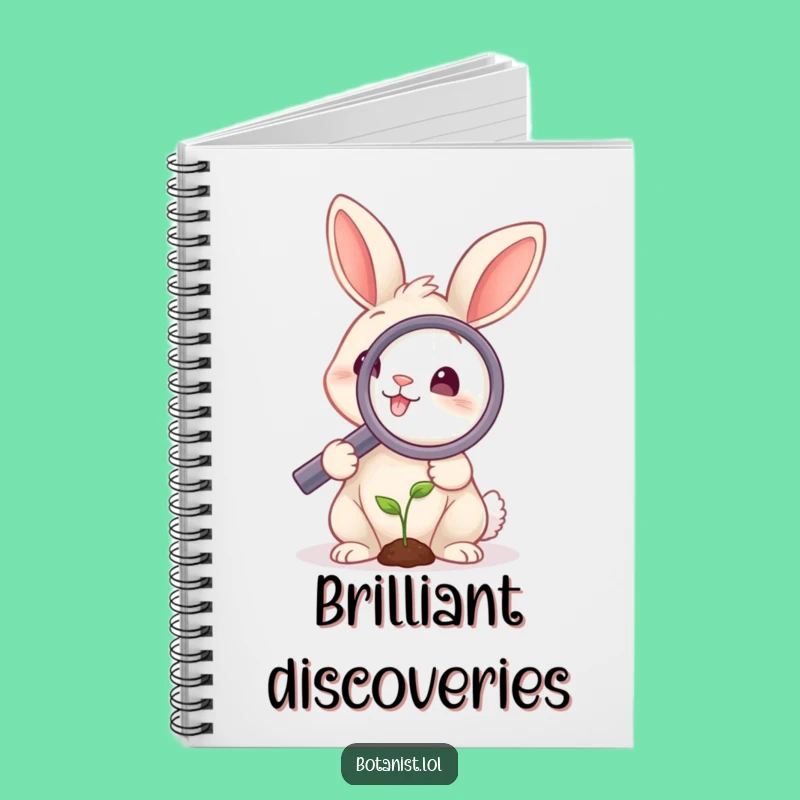 Funny Rabbit Magnifying Notebook: Jot Down Your Observations!