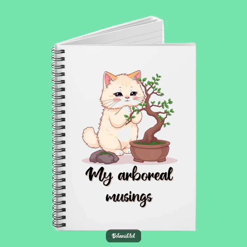 Funny Cat Bonsai Notebook: Plan Your Projects with Precision