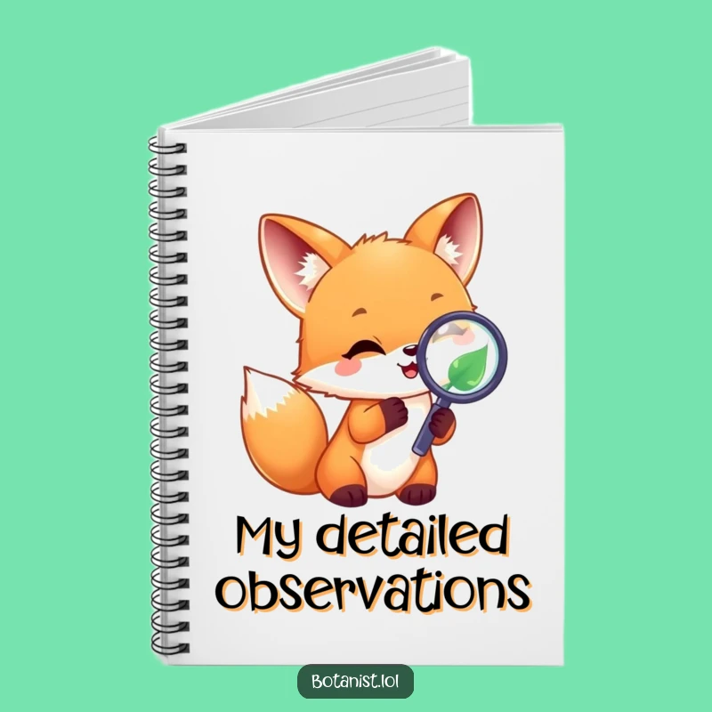 Funny Fox Explorer Notebook - Joyful Journal for Adventurers