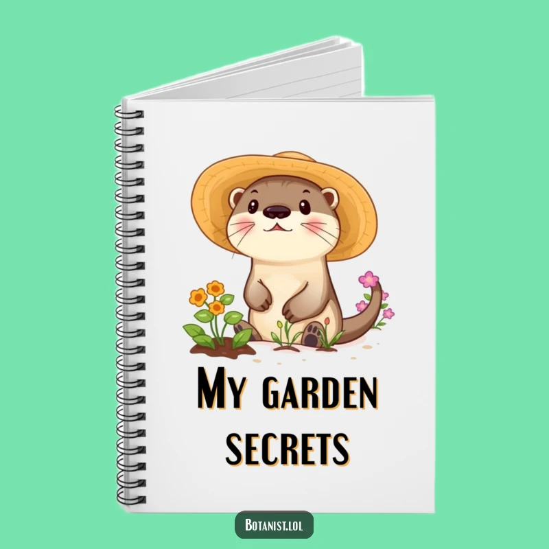Funny Otter Garden Notebook: Plan Your Sunny Projects