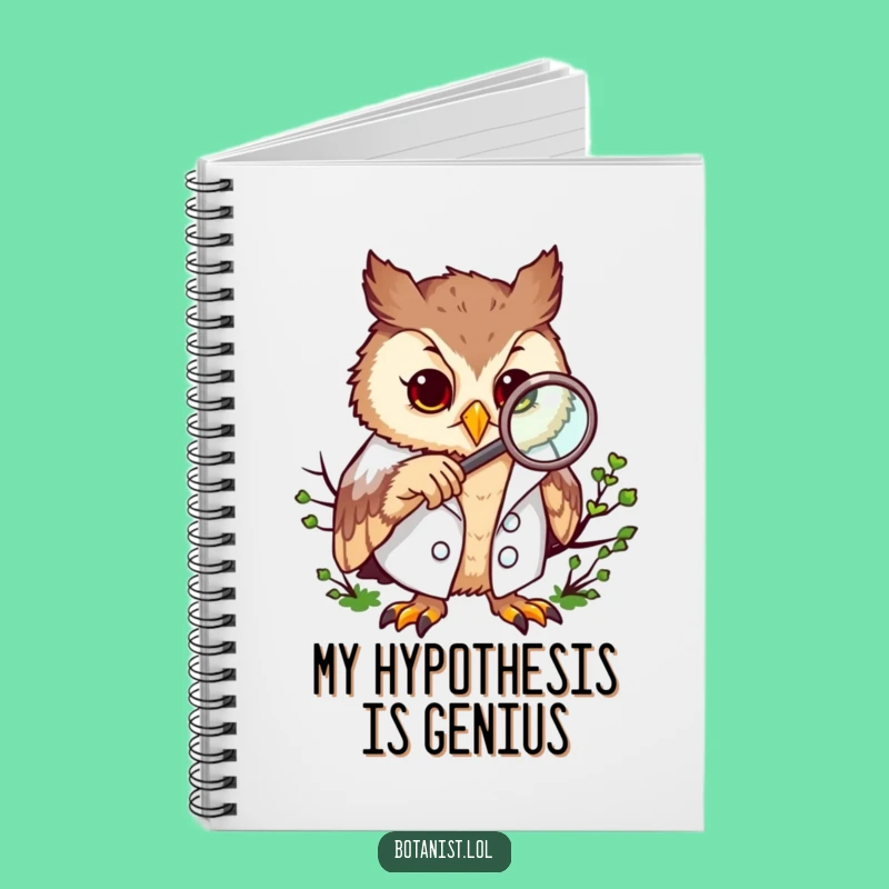 Funny Owl Scientist Notebook: Hilarious Journal for Observations and Ideas
