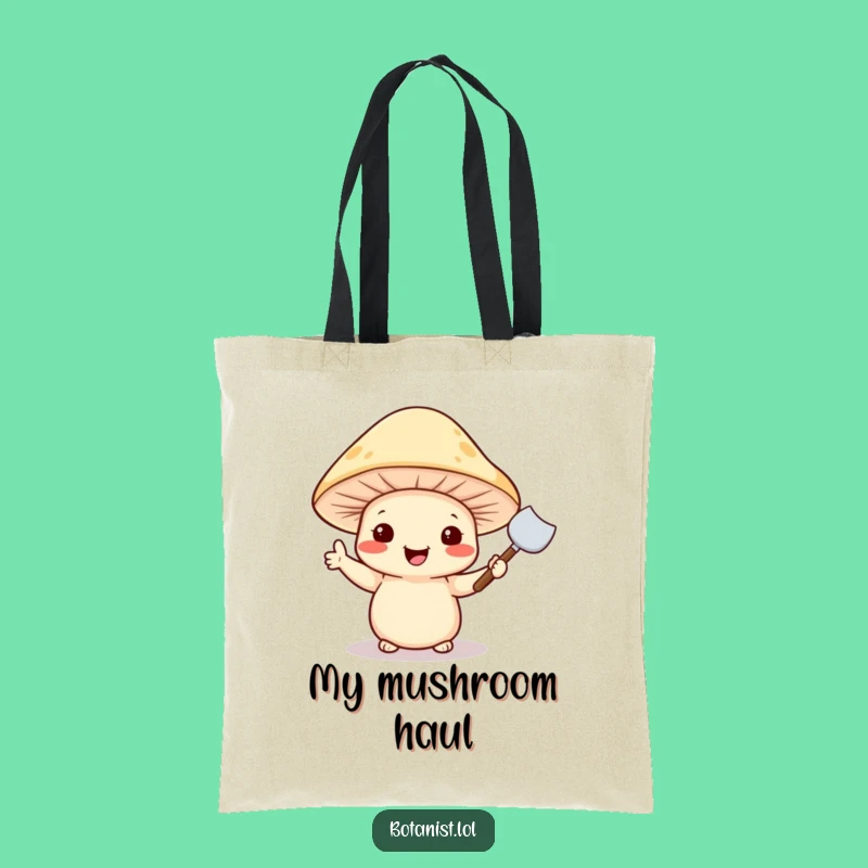 Funny Mushroom Garden Tote Bag - Carry Your Tools Funny Gift